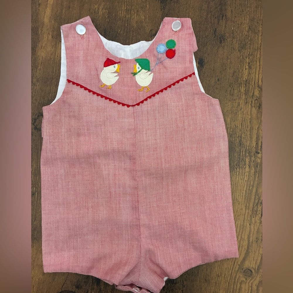 Handmade Infant Duck Onesie
